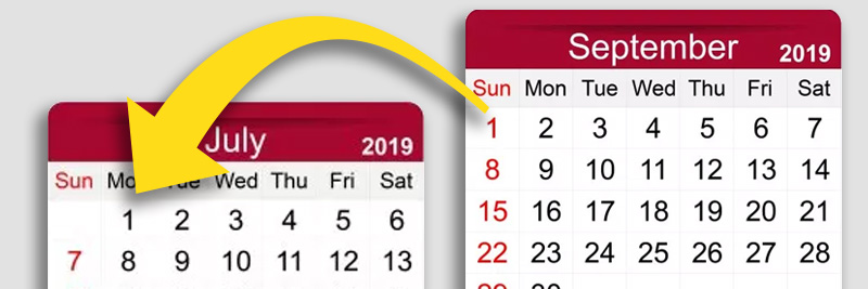 Calendar Change